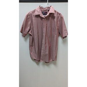 travelSMART Roundtree & Yorke Faded Red Button Up Shirt
